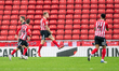  Max Power celebrates scoring his sides first goal of the match during the Sky Bet League...