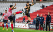  Scott Fraser challenges for the ball during the Sky Bet League 1 match between Sunderland...