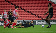  Matthew Sorinola is fouled by Grant Leadbitter during the Sky Bet League 1 match between...