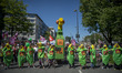 Germany, Munich: Thousands of demonstrator protest against the G7 summit that will be plac...