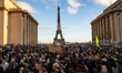 Demonstrations against the French Government's newly passed Global Security law turn viole...