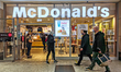 McDonald's restaurant during coronavirus pandemic inside Galeria Krakowska shopping mall i...