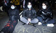 Young climate activists gathered in fron of the PM's office in protest against neglecting...