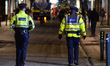 Members of the Garda Siochana seen on Grafton Street in Dublin city centre during Level 5...