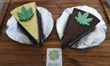 Cakes with cannabis leaf shaped for sale at the 'Ganja & TTM in The City' fair in Bangkok,...