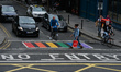 A rainbow colored pedestrian crossing in the center of Dublin.The Virtual Pride Parade wi...