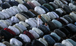 Indonesian Muslims are seen attending the Eid al-Adha prayer at the Islamic Center Mosque,...