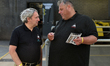 Graham Goodwin (Team Manager) of Belle Vue Cool Running Colts and Steve Williams (Team Ma...
