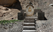 Memorial for an Indian Army soldier killed in action by Pakistani forces deep in the Himal...