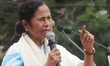 Chief Minister of West Bengal and TMC Supremo  Mamata Banerjee addressing  during their Ma...