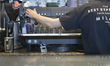 A member of Cafe Nero staff preparing a drink for a customer on Saturday 16th May 2015 in...