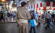 A man looks around on the bazar in Dohuk / Summer 2013.  