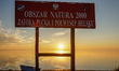 Sunrise over the Gdansk Gulf (Baltic Sea) coast with a Natura 2000 (Nature 2000) zatoka Gd...
