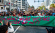 Anuna De Wever, organizer of the Climate Strikes in Belgium, and Adelaide Charlier, Co-fou...