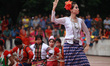 DHAKA,BANGLADESH 08th August :Bangladeshi indigenous women perform a traditional dance to...