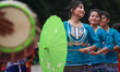 DHAKA,BANGLADESH 08th August :Bangladeshi indigenous women perform a traditional dance to...