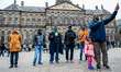 A Sudanese man is giving a speech against the military rule, during a demonstration agains...
