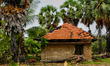 Remains of a house destroyed during the civil war in Mullaitivu, Sri Lanka. This is just o...
