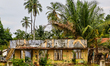 Remains of a house destroyed during the civil war in Mullaitivu, Sri Lanka. This is just o...
