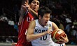 South Korea's Sungmin Cho (front) and Iran's Oshin Sahakian vie for the ball during their...