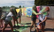 Gdansk, Poland 22nd, August 2015 Festival of colors held in Gdansk. Thousands of young peo...