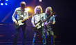 Status Quo performing at Manchester O2 Apollo, England on 6th April 2014. Francis Rossi 