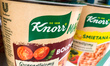 Knorr logo is seen on the product packaging at the shop in Krakow, Poland on January 17, 2...