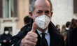 Luca Zaia President of the Veneto Region   on January 24, 2022 in Rome, Italy. The Italian...