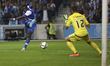 Porto's Cameroonian forward Vincent Aboubakar misses the goal during the Premier League 20...