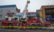 Massive fire broke out at East Mall, with at least 40 kiosks in 40-10, Main Street, Flushi...