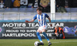 Tom Crawford of Hartlepool United  during the Sky Bet League 2 match between Hartlepool Un...