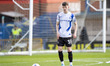 HARTLEPOOL, UK. APR 18TH midfielder Joe White (30) of Hartlepool United warming up before...
