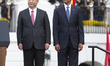 United States President Barack Obama and President XI Jinping of China participate in an a...