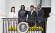 Madame Peng Liyuan, First Lady Michelle Obama, China's President XI Jinping and United Sta...