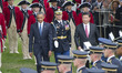 United States President Barack Obama and President XI Jinping of China review the troops d...