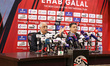 Jamal Allam, President of the Football Association during A press conference for the Egypt...