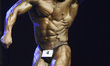 Darius Martinkus competes during Class 1 category at the NABBA Mr Ireland 2015, at Olympia...