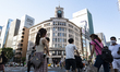 People walk and enjoy on a pedestrian mall at Ginza in Tokyo, Japan on 29 May. 