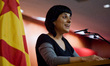 ANNA GABRIEL of CUP, a left-wing pro-independence party, during a political conference in...