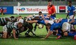 Scrum during the Rugby Africa Cup 2022, World Cup 2023 Qualifiers, Semi Final rugby union...