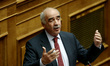 Opposition leader and president of the conservative party of New Democracy Evangelos Meima...
