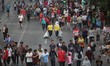 Peoples sport in the main streets of Jakarta during the Car Free Sunday, in Jakarta, Indon...