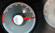 Fiat Punto fuel gauge is seen in this illustration photo taken in Poland on July 19, 2022....