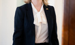 British Foreign Secretary Liz Truss in Warsaw, Poland, on April 5, 2022 