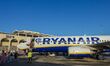 People leaving Ryanair plane is seen in Luqa, Malta on 18 September 2022 Malta Internation...