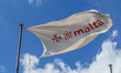 Air Malta flag with logo is seen in Luqa, Malta on 25 September 2022 Malta International A...