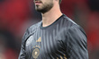 LONDON ENGLAND - SEPTEMBER 26 : Kevin Trapp of Germany during the pre-match warm-up  durin...