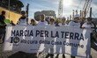 Hundreds of people take part in a 'March for the Earth' to show support for Pope Francis’...