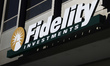 Fidelity Investments logo on a building in Downtown Chicago, Illinois, United States, on O...