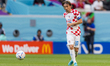Luka Modric  during the World Cup match between Morocco v Croatia, in Doha, Qatar, on Nove...